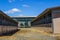 Horse Stalls Outside Equestrian Arena