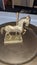 Horse statue brass antique