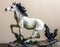 Horse statuette closeup