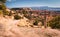 Horse Trail with frequent tourist horse rides at Sunrise Point, Bryce National Park, Utah