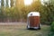 Horse trailer. vehicle for horse transportation Travel with animals