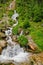 Horse waterfall in Romania