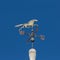 Horse Weather Vane on Top of Barn