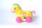 Horse yellow plastic baby toys