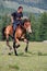 On horseback across the steppe