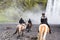 Horseback riding at Skogafoss Waterfall, Iceland