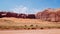 Horseback riding tour in the Monument Valley. Tourist attraction of Utah and Arizona, USA