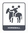 horseball icon in trendy design style. horseball icon isolated on white background. horseball vector icon simple and modern flat