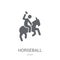 horseball icon. Trendy horseball logo concept on white background from Sport collection
