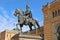 Horseman statue in Hanover, Germany.