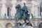 Horseman statue in Milan