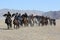 Horseriders in mongolian