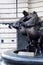 The Horses of Helios Statue in Piccadilly London on March 11, 2019