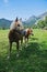 Horses in Ramsau am Dachstein, Austria