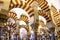 Horseshoe arches of the Cordoba mosque