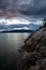 Horseshoe Bay in West Vancouver during cloudy sunset