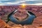 Horseshoe Bend at dusk, Arizona, USA