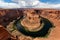 Horseshoe bend landscape, Arizona