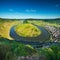 Horseshoe Bend of the Mosel River, scenic view,  Germany