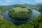 Horseshoe bend of river Vltava