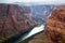 Horseshoe Canyon on the Colorado River in the United States