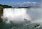 Horseshoe Falls and Tourist Boat with Rainbow