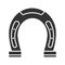 Horseshoe glyph icon