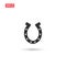 Horseshoe icon vector design isolated