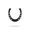 Horseshoe vector icon isolated