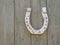 Horseshoe Vintage Wooden Background material