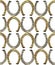 Horseshoes pattern in golden and silver colors