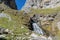 Horsetail waterfall in Ordesa National Park, Spain