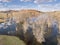 Horsetooth Reservoir aerial landscape