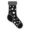 Hosiery icon simple vector. Winter sock