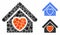 Hospice Composition Icon of Round Dots