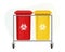 Hospital Biomedical Waste Management - Colour Codes - Illustration