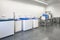 Hospital cryo fridges freezer area. Transplant treatment health care