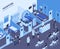 Hospital Isometric Composition