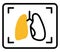 Hospital pulmonology, icon