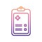 hospital registration nolan icon. Simple thin line, outline vector of Hospital icons for ui and ux, website or mobile application