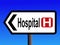 Hospital sign