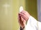 Host that in the hands of the priest, as in the hands of Pope Francis, becomes the body of Christ