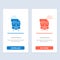 Hostage, Mouth, Opponent, Shut, Terrorism  Blue and Red Download and Buy Now web Widget Card Template