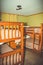 Hostel, small room, bunk beds