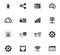 Hosting provider icons set