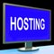 Hosting Shows Web Internet Or Website Domain