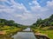 A hot afternoon at the East Flood Canal, East Jakarta, Indonesia.