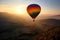 Hot Air Balloon Adventure over the Serene Valley