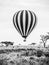 Hot air balloon in Africa