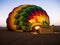 Hot Air balloon being inflated